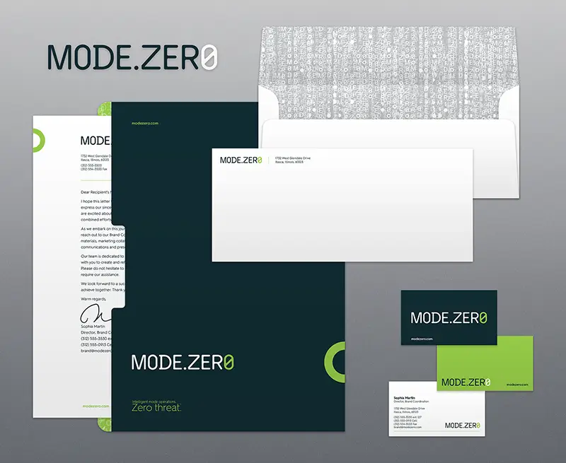 MODE.ZER0 Identity Design