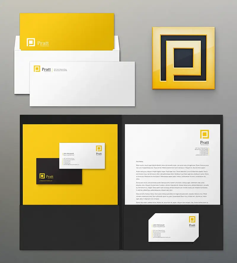 Pratt Metals Identity Design