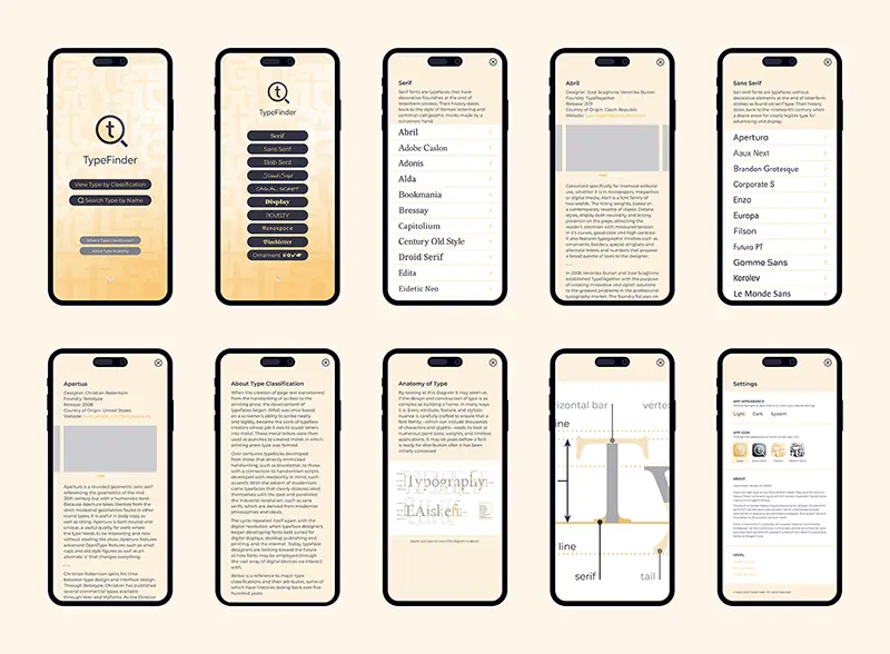 TypeFinder App