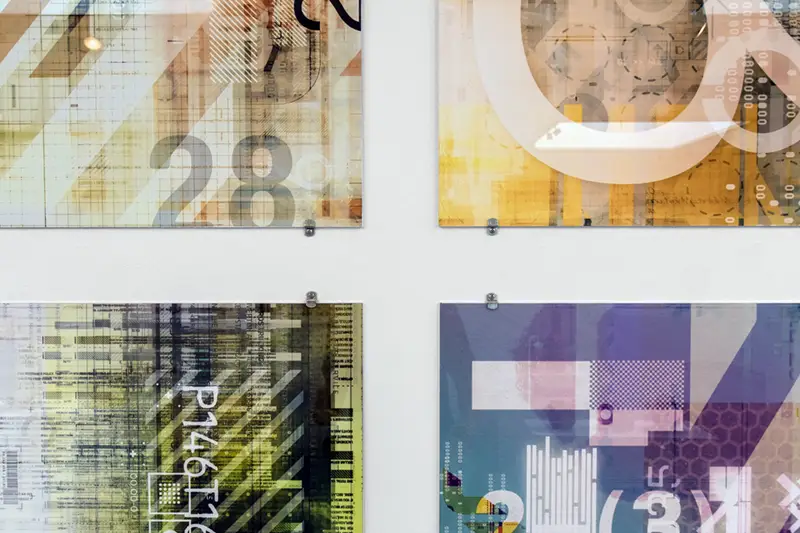 Gallery photo of the Finding Form installation in the 2026 WNMU Faculty Triennial Exhibit