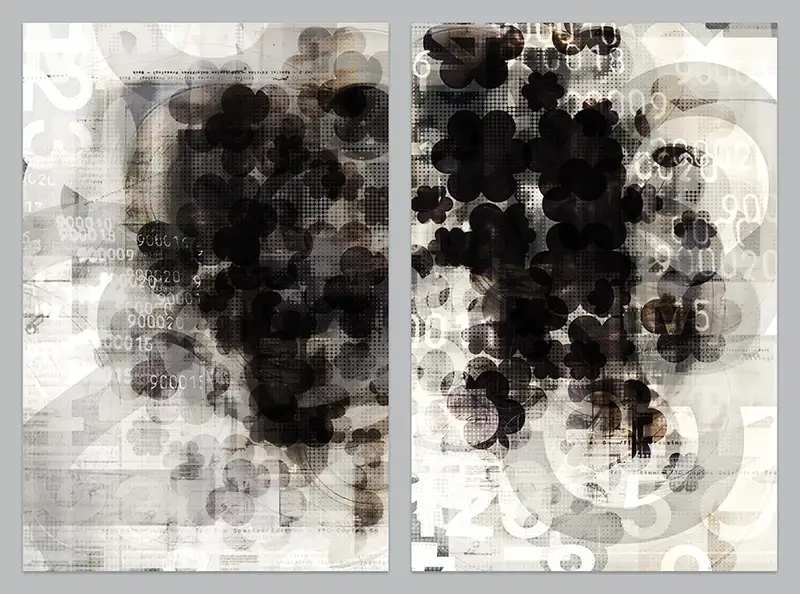 Artwork titled Cut+Copy+Paste [230901-02AB]